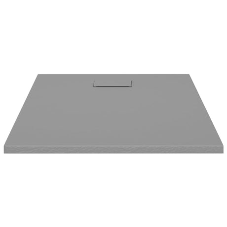 Bac de douche Vidaxl 100x80 cm SMC Gray