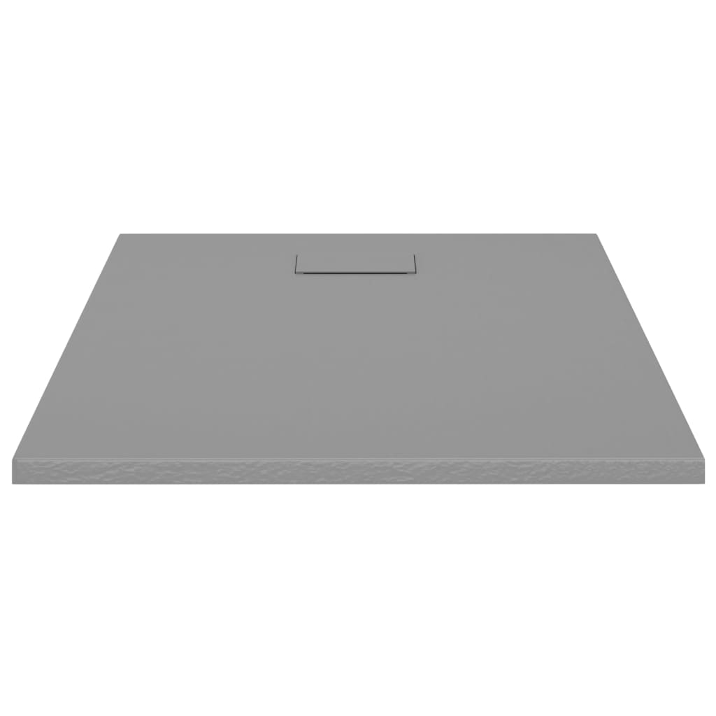 Vidaxl Doccia vassoio 100x80 cm SMC grigio