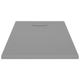 Bac de douche Vidaxl 120x70 cm SMC Gray