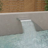 Vidaxl schwammen Pool Fountain 45x26x13 cm Edeless Stol Sëlwerfaarf faarweg