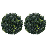 Vidaxl kunstbuxus bulbes 2 pcs 22 cm