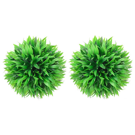 Vidaxl kunstbuxus bulbes 2 pcs 20 cm