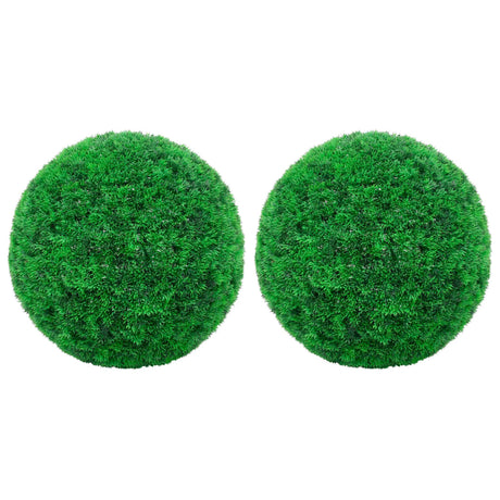 Vidaxl kunstbuxus bulbes 2 pcs 27 cm