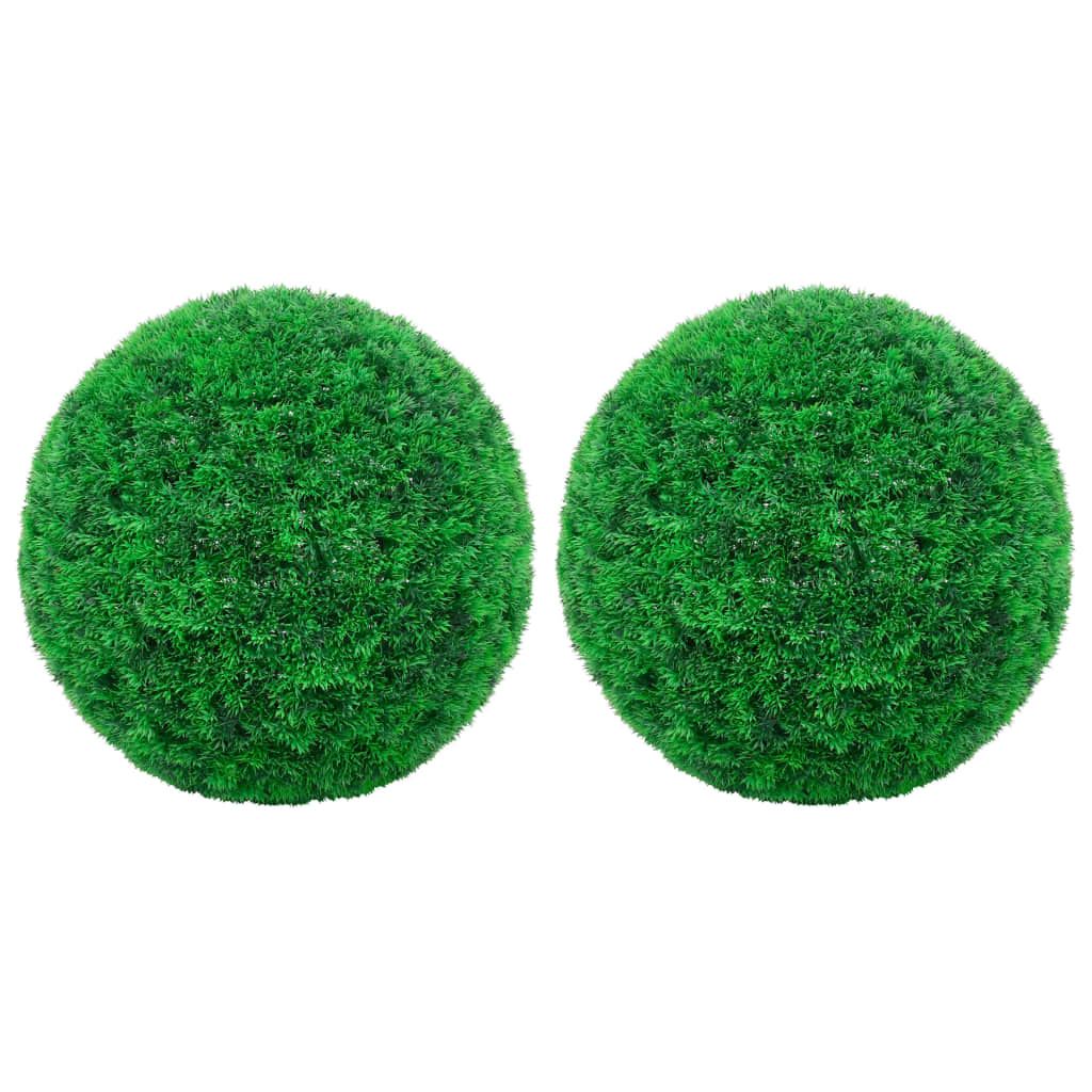 Vidaxl kunstbuxus bulbes 2 pcs 45 cm