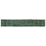 Écran de balcon Vidaxl avec feuilles vert foncé 500x75 cm