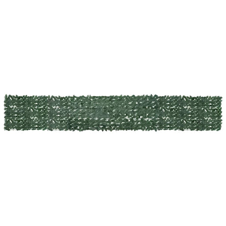 Écran de balcon Vidaxl avec feuilles vert foncé 500x75 cm