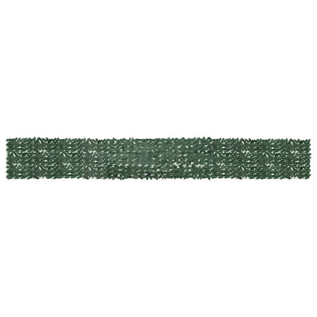 Écran de balcon Vidaxl avec feuilles vert foncé 600x75 cm
