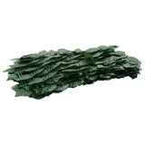 Écran de balcon Vidaxl avec feuilles vert foncé 600x75 cm