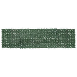 Écran de balcon Vidaxl avec feuilles vert foncé 400x100 cm