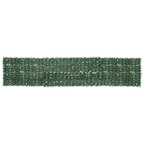 Écran de balcon Vidaxl avec feuilles vert foncé 500x100 cm