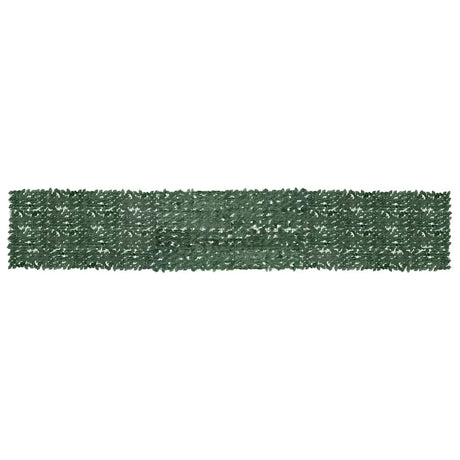Écran de balcon Vidaxl avec feuilles vert foncé 600x100 cm