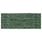 Écran de balcon Vidaxl avec feuilles vert foncé 400x150 cm