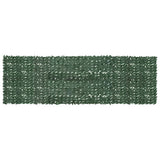 Paravent de balcon Vidaxxl avec feuilles vert foncé 500x150 cm