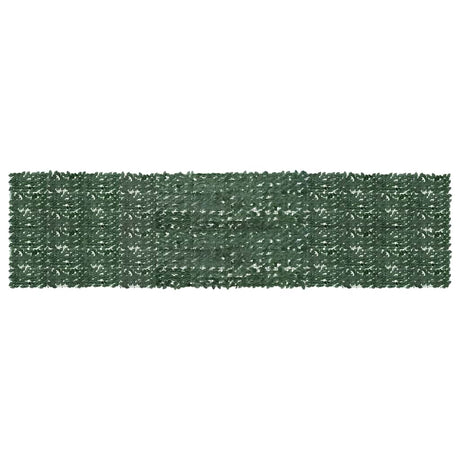 Écran de balcon Vidaxl avec feuilles vert foncé 600x150 cm