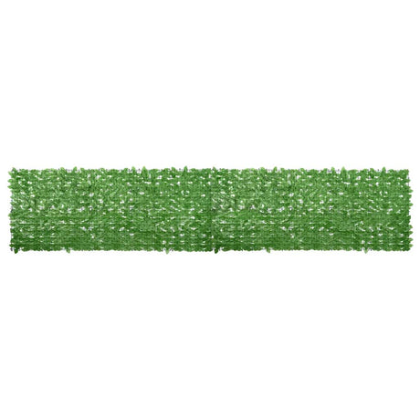 Écran de balcon Vidaxl avec feuilles vertes 500x100 cm