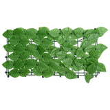 Écran de balcon Vidaxl avec feuilles vertes 500x100 cm