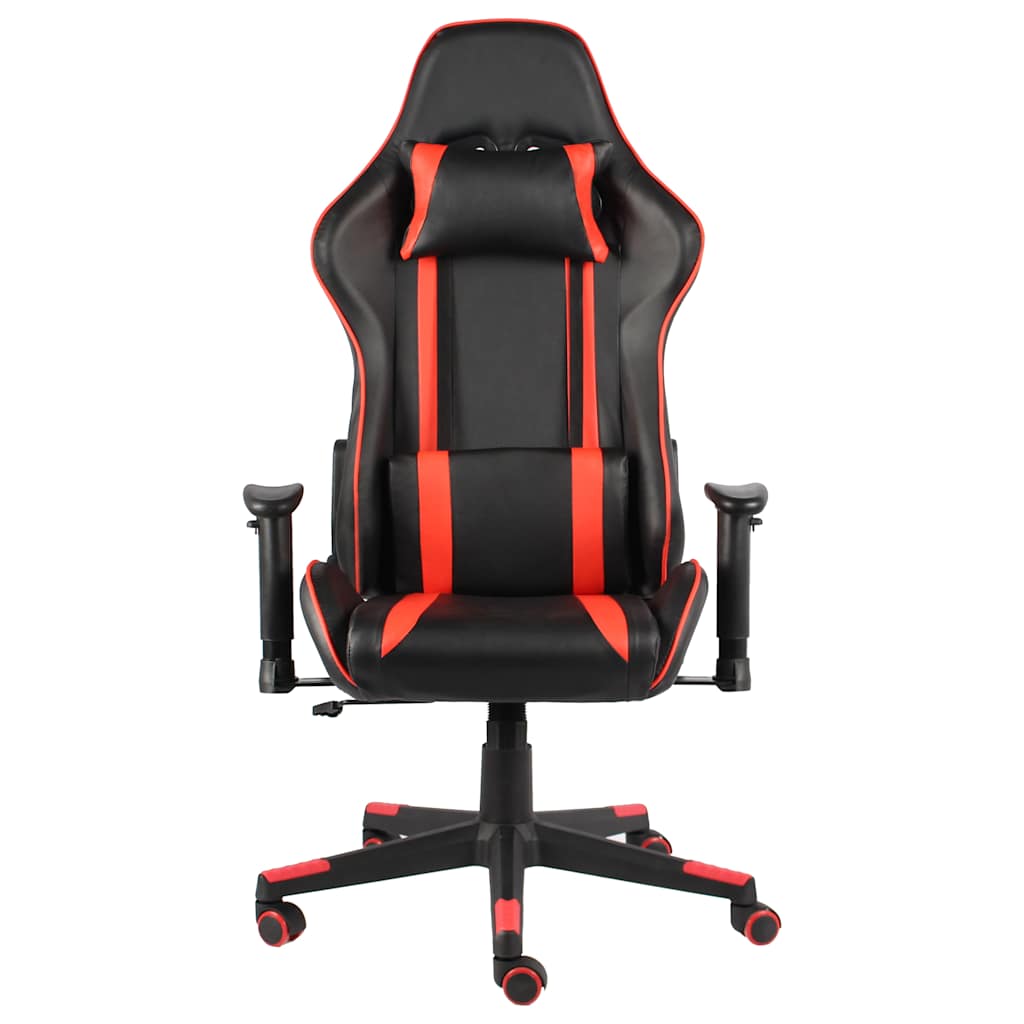 Vidaxl gamestoel draaibaar pvc rood