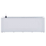 Vidaxl planteur haut avec système auto-employé 100x43x33 cm blanc