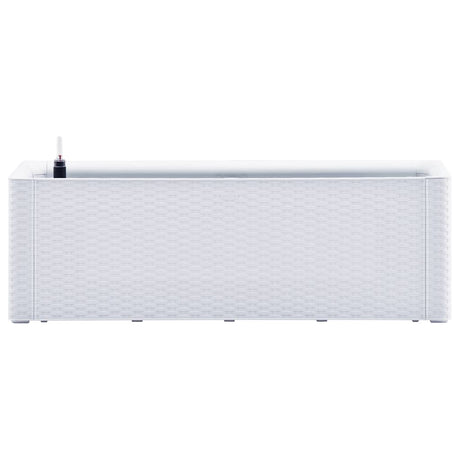 Vidaxl planteur haut avec système auto-employé 100x43x33 cm blanc