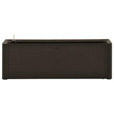 Vidaxl planteur élevé avec système auto-employé 100x43x33 cm mokka
