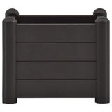 Vidaxl Planter surélevé 43x43x35 cm PP anthracite