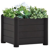 Vidaxl Planter surélevé 43x43x35 cm PP anthracite