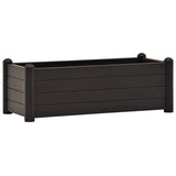 Vidaxl Planter surélevé 100x43x35 cm PP anthracite