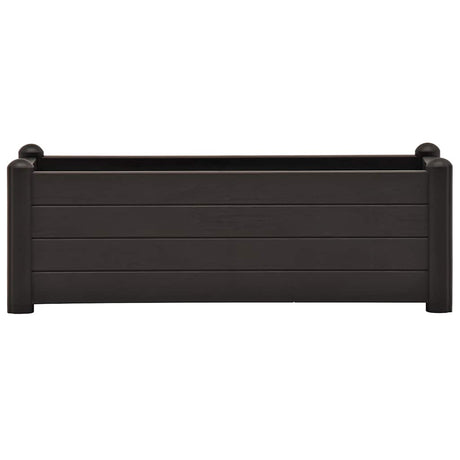 Vidaxl Planter surélevé 100x43x35 cm PP anthracite