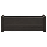 VidaXL Planter raised 100x43x35 cm pp anthracite