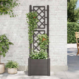 VIDAXL PLANNET AVEC TRAVAIL STAT 43X43X142 CM PP Anthracite -colored