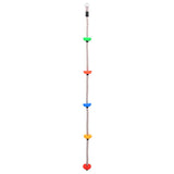 Corde d'escalade vidaxl avec des disques 200 cm