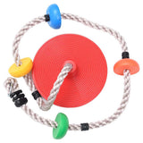 Vidaxl Rocking Climb Corde avec plateaux et disque 200 cm