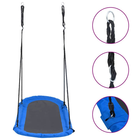 Vidaxl Nest Swing avec drapeaux 165x70 cm