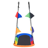 Vidaxl Nest Swing avec drapeaux 165x70 cm