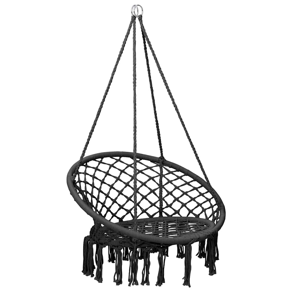 Vidaxl Hanging chair 80 cm anthracite -colored