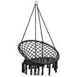 Vidaxl Hanging Chair 80 cm Antracite -farget