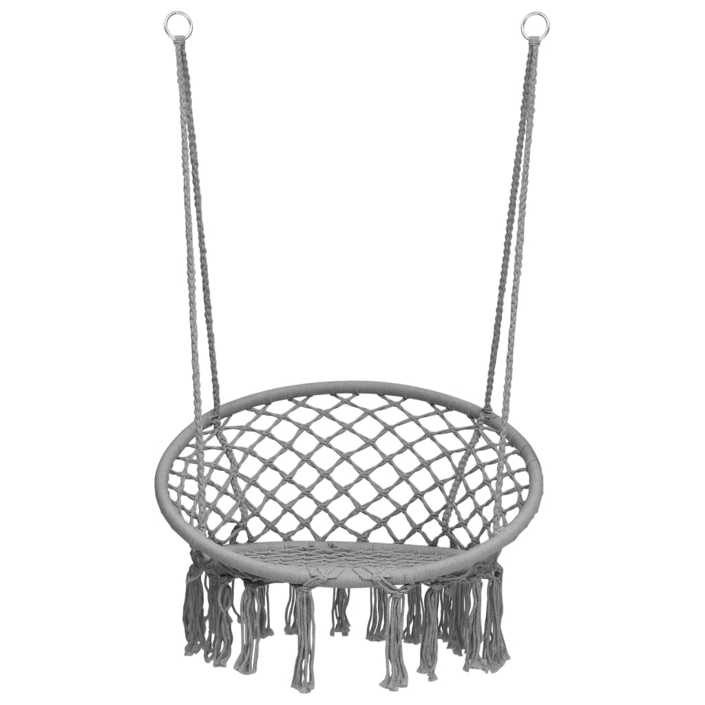 Vidaxl Hanging chair 80 cm gray