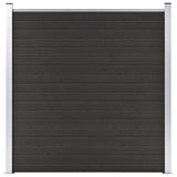 Vidaxl Fence Panel 180x186 CM HKC Black