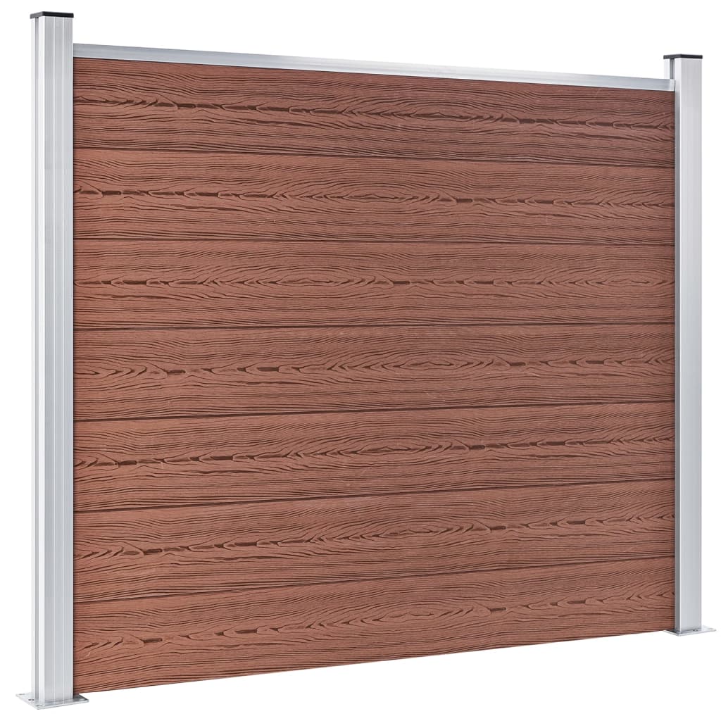 Vidaxl hegnpanel 180x146 cm HKC Brown