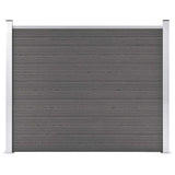 Panneau de clôture Vidaxl 180x146 cm HKC Gray