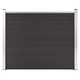 Vidaxl Fence Panel 180x146 CM HKC Black