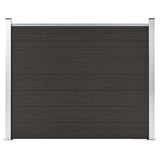 Panneau de clôture Vidaxl 180x146 cm HKC Black