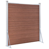Vidaxl Support Brackets Fence Post 2 St Galvanized Steel