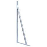 Vidaxl Support Brackets Fence Post 3 St Galvanized Steel