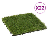 Vidaxl Artificial Grass Tiles 22 st 30x30 cm gröna