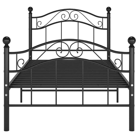 Vidaxl bedframe metaal zwart 100x200 cm