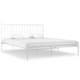 Vidaxl bedframe metaal wit 200x200 cm