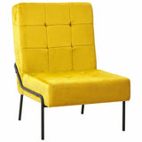 Vidaxl relaxstoel 65x79x87 cm fluweel mosterdgeel