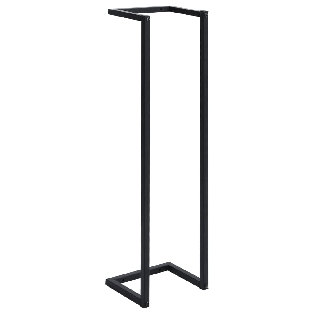 VidaXL Towel rack 25x20x95 cm iron black