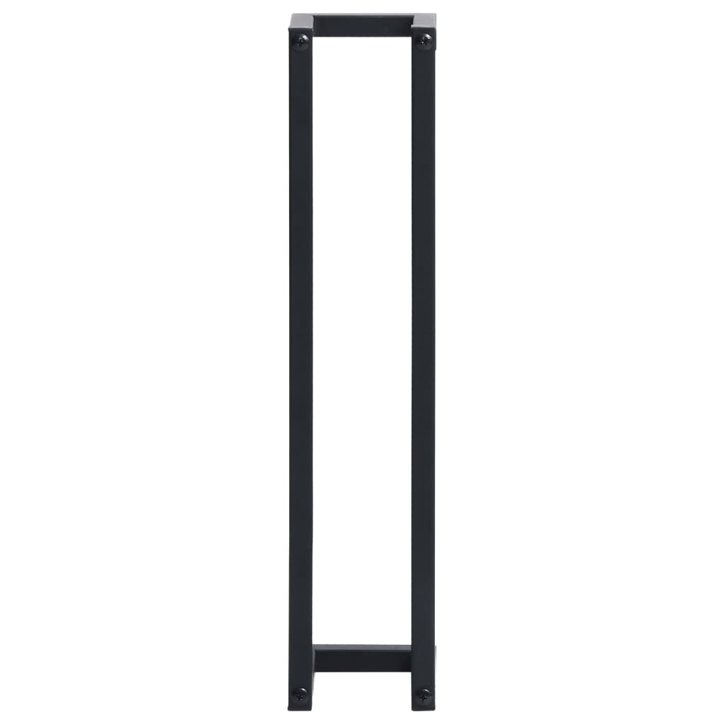 Vidaxl Rack 12.5x12.5x60 cm de hierro negro